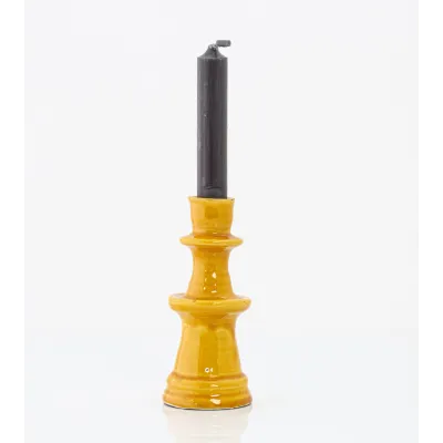 Bougeoir marocain type Tamegroute - ocre - petit modèle