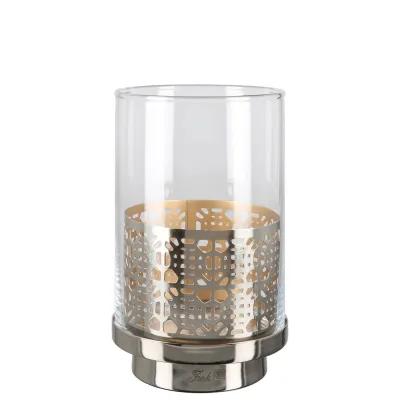 Photophore avec verre Biala H 20,5 cm