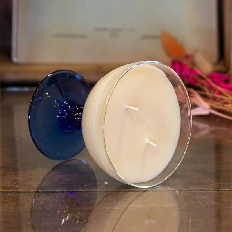 bougie parfumée upcyclée
