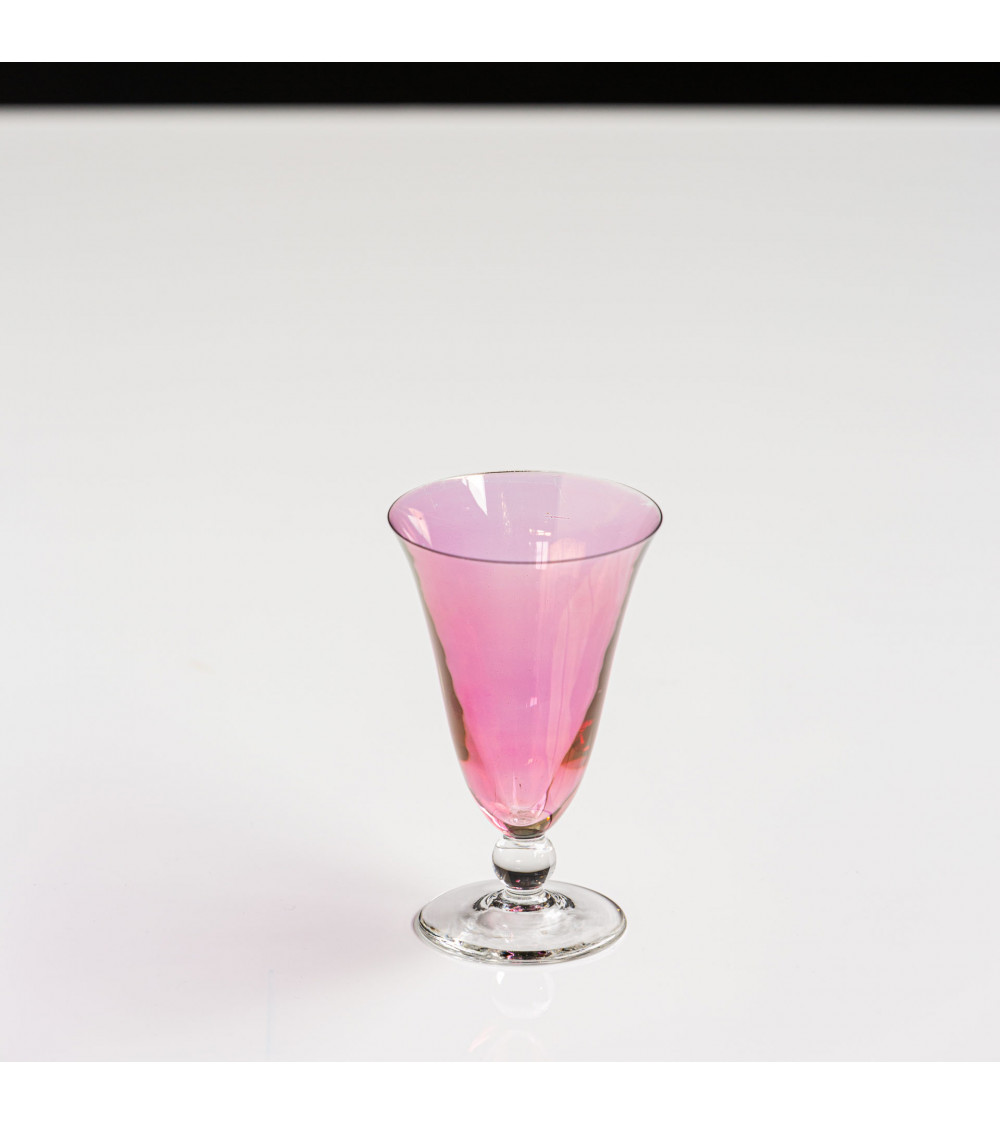 Bougie parfumée Fleur d'Oranger - grand verre à digestif upcyclé "Ulcinie" - 8h