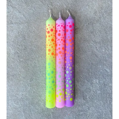 Dip Dye Graphic lights * Dots 402 Ø 2,1 cm - H 21 cm (pack de 3)