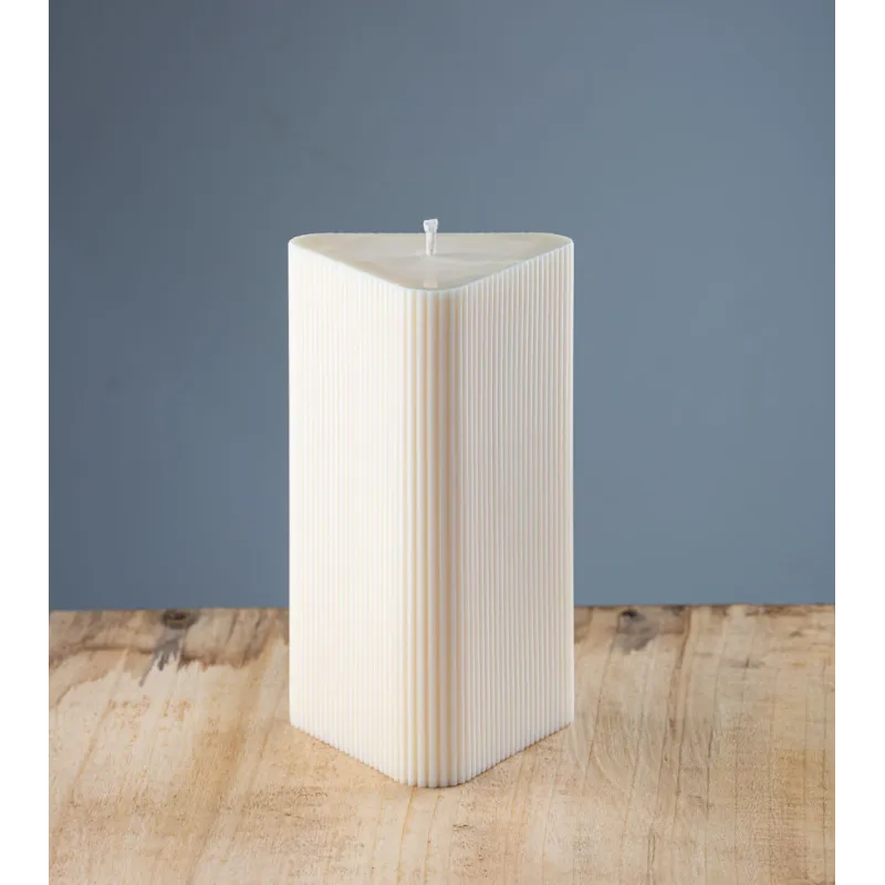 Bougie design naturelle "Merlette" - L'élégance 100% Française