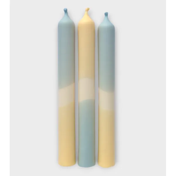 Ciel de Dune – Bougies pastel Bleu Gris & Crème
