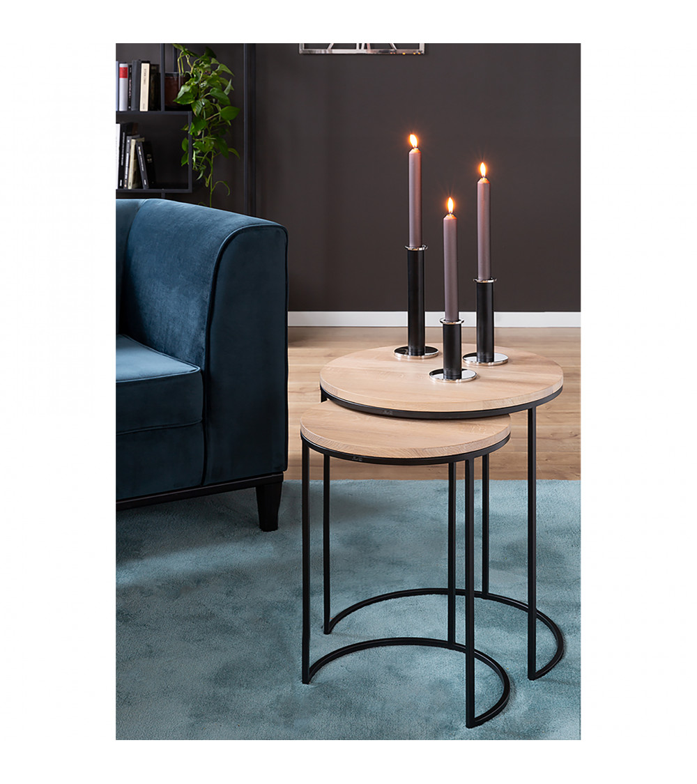 Strato - Chandelier noir pour 1 bougie - H 18 cm