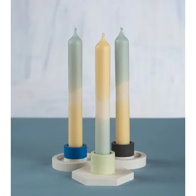 Ciel de Dune – Bougies pastel Bleu Gris & Crème