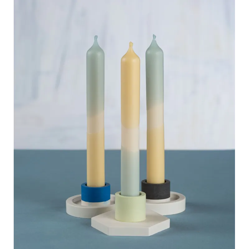 Ciel de Dune – Bougies pastel Bleu Gris & Crème