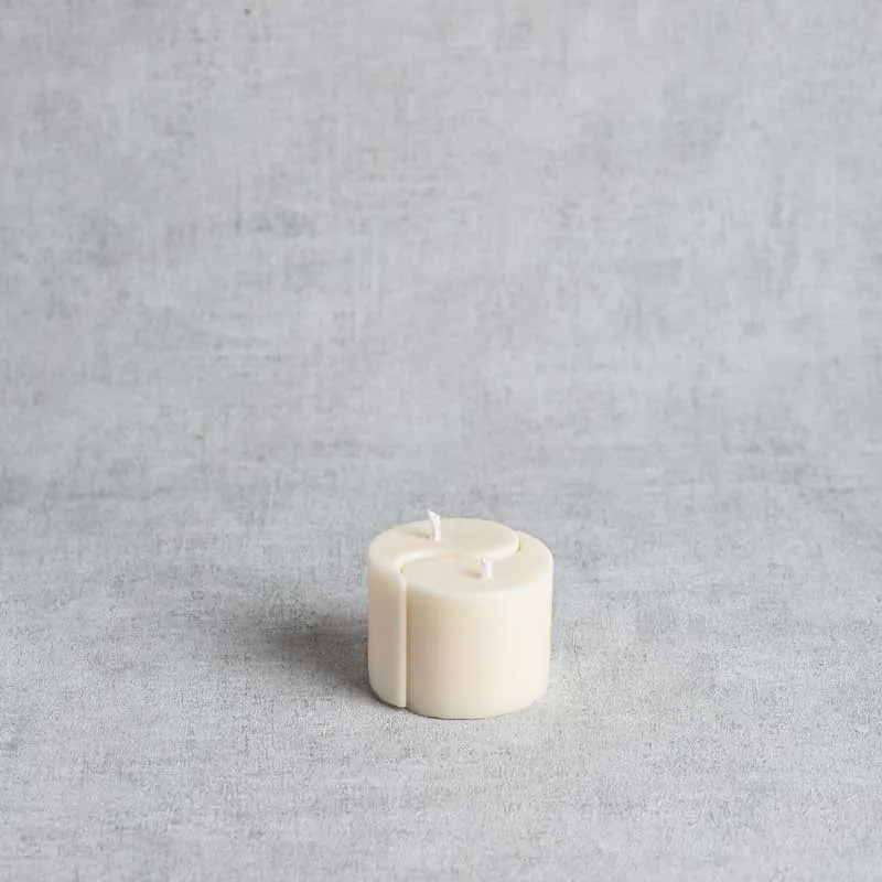 bougie artisanale Yin-Yang Yvelle