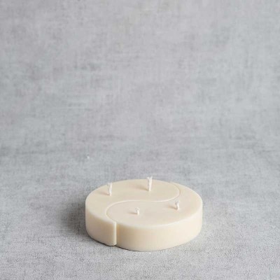 Bougies Yin-Yang naturelles fabriquées à la main en ESAT