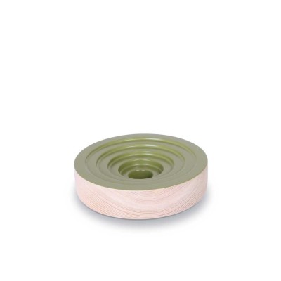 Bougeoir Woogie vert en frêne – Touche scandinave cosy