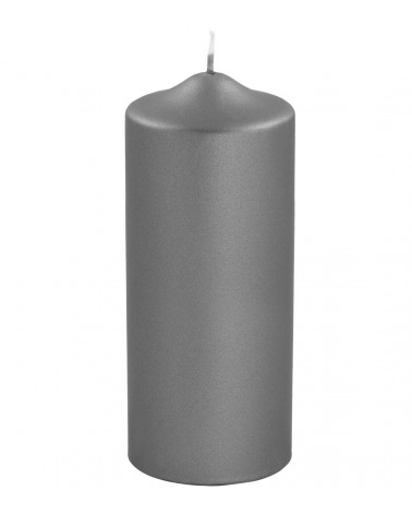 Bougie gris métallique – Un design élégant pour illuminer vos moments spéciaux.