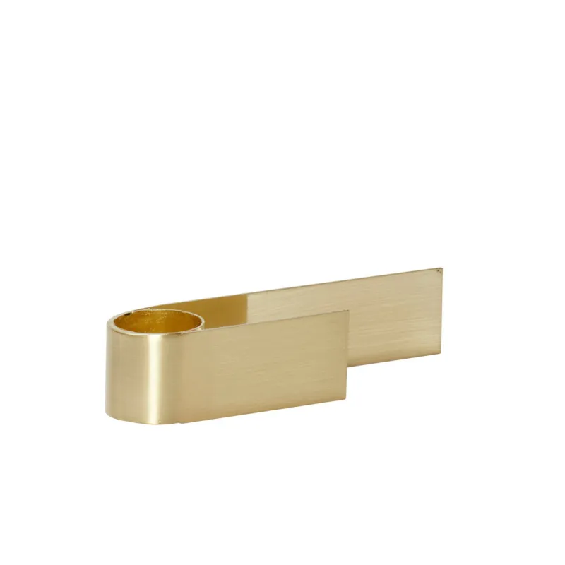 Bougeoir design en laiton