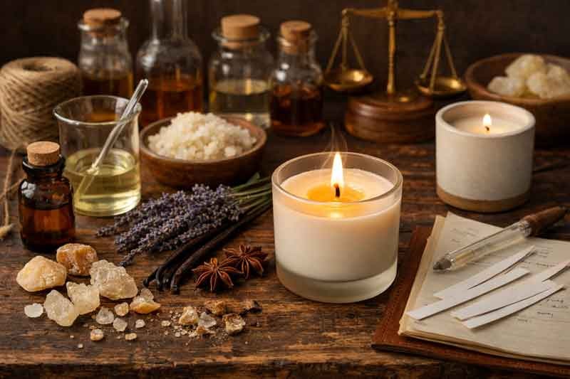 Bougies parfumées : comprendre les parfums, leur origine et leur composition