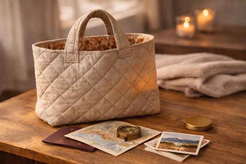Idée cadeau : Sac cabas et bougie parfumée