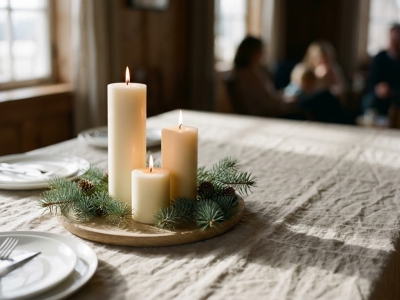 Centre de table aux bougies : 5 compositions comparées