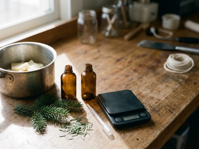 Bougie odeur sapin : naturel ou synthèse