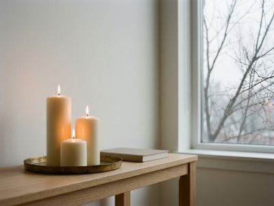 Bougie d'hiver : après les fêtes